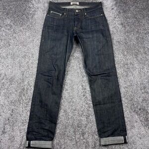Naked & Famous Jeans Men's 30 (Fits 33) Left Hand Twill Selvedge Weird Guy Denim